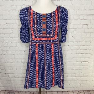 Anthropologie Akemi + Kin Embroidered Dress Small